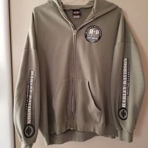 Harley Davidson zipper hoodie